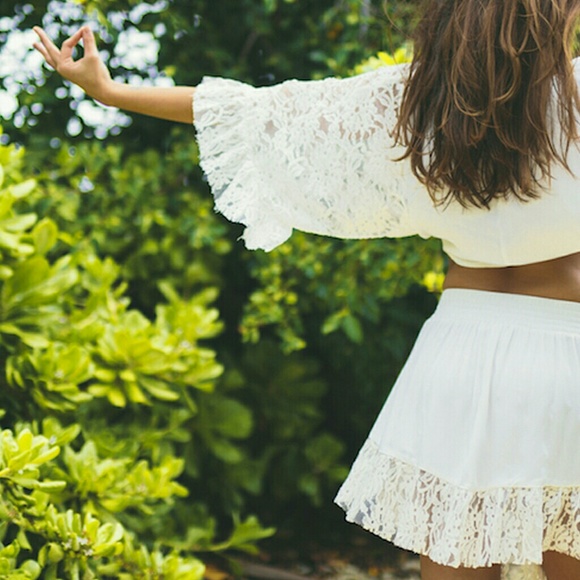 ASOS High Waist Lace Skirt