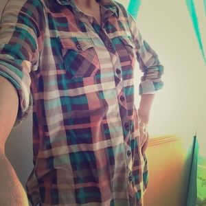 Bella D plaid top. Size xl, fits like med.