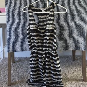 Black and white dress