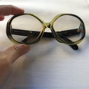 Vintage Bausch & Lomb green eyeglass frames