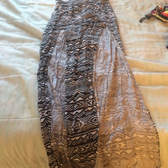 Tribal maxi skirt