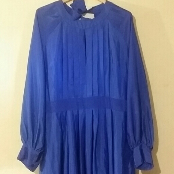 SOLD ON MERC Asos Curve Cobalt Blue Dress Size 16 - Picture 2 of 4