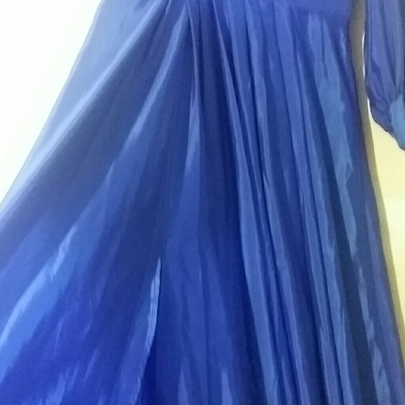 SOLD ON MERC Asos Curve Cobalt Blue Dress Size 16 - Picture 3 of 4