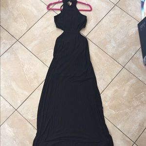 Sexy black maxi dress. Never been worn!