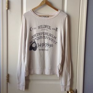 Wildfox Creepy Fortune Teller Ouija Jumper