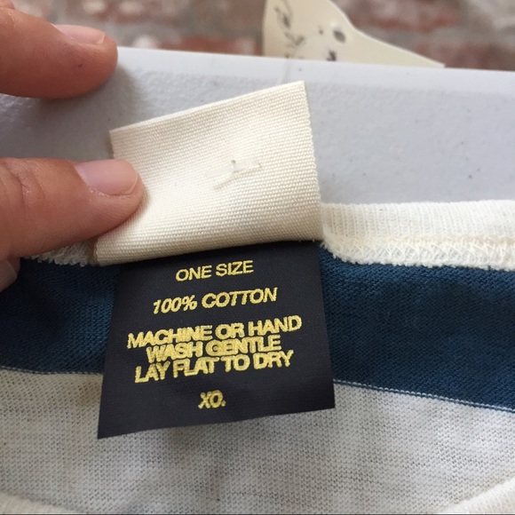 Blue and white striped top - Picture 3 of 4