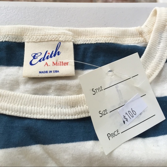 Blue and white striped top - Picture 4 of 4