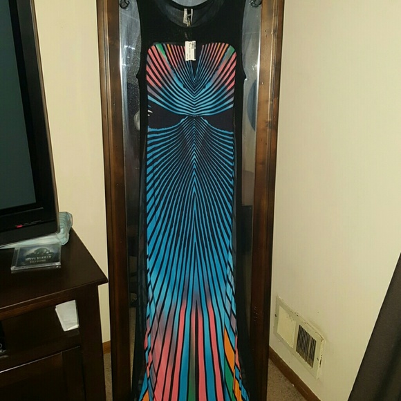 Mermaid dress sheer  side panels