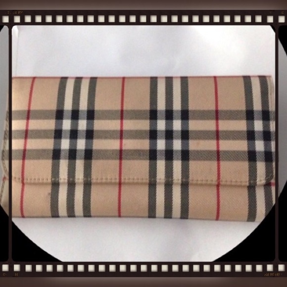 Accessories - Wallet plaid Burberry inspired