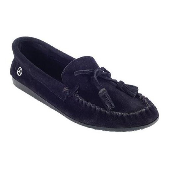 Black Doris Suede Moccasin
Peace Mocs