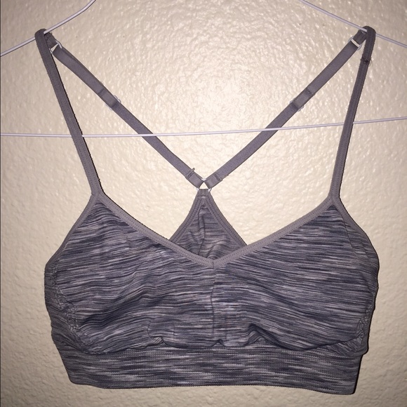 Grey Victoria Secret sports bra