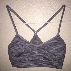 Grey Victoria Secret sports bra