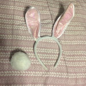 Bunny ears & tail