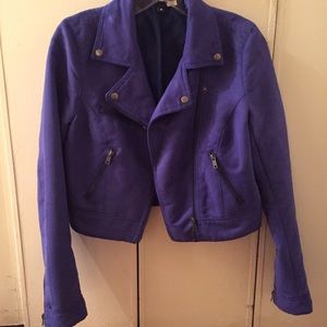 💥NEW MARKDOWN💥 Faux Suede Biker Jacket