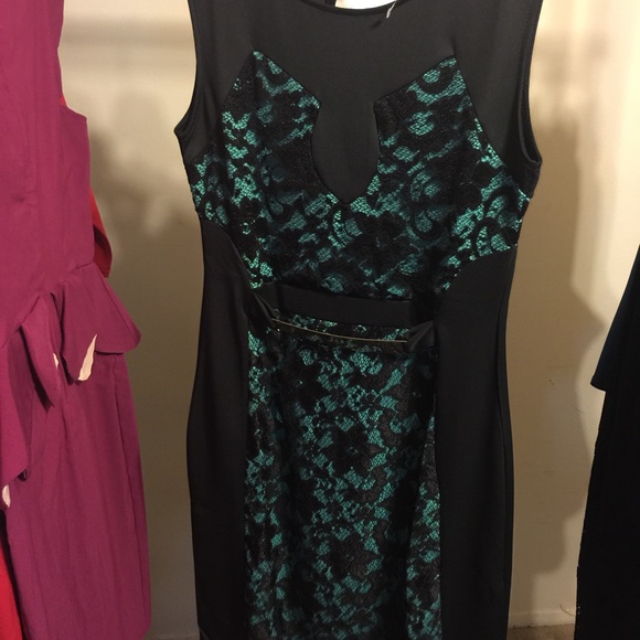 Jade & Black Dress - Picture 1 of 1