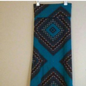 Tribal maxi skirt