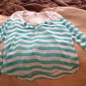 Large old navy long sleeve blouse