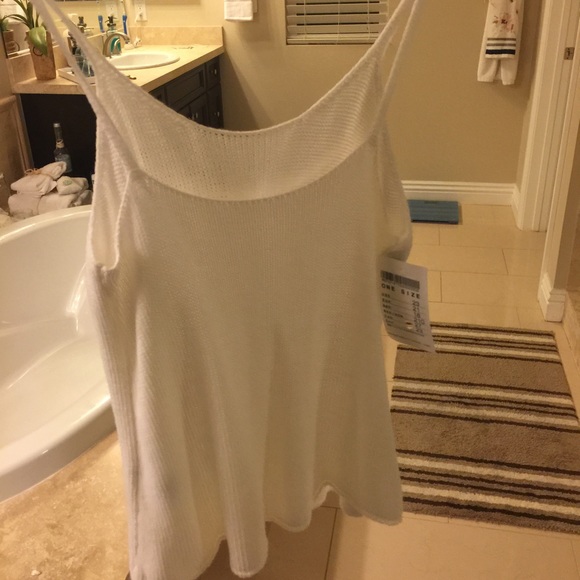 NWT Brandy Melville White Knit Top
