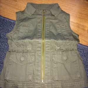 Jcrew Olive Utility vest