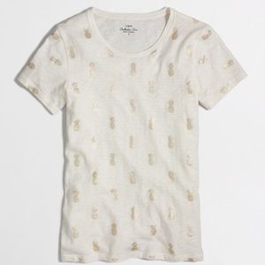 JCREW pineapple collector tee