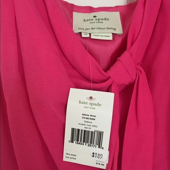 Pink & red Kate Spade dress