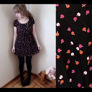 autumn apples dress