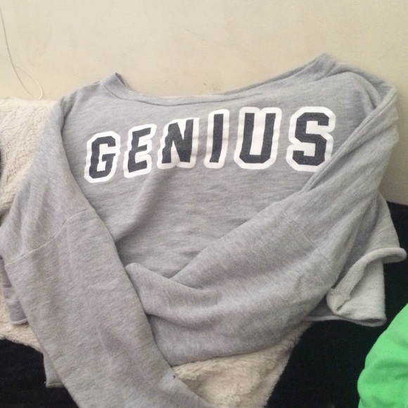 Genius crop top long sleeve