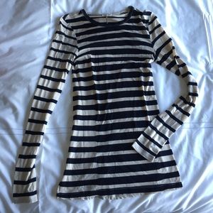Long sleeve striped top