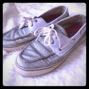 Silver shimmer sperrys