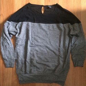 XXI / Forever 21 Grey & Black Sweatshirt