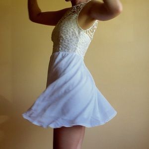 timeless gold detail dress