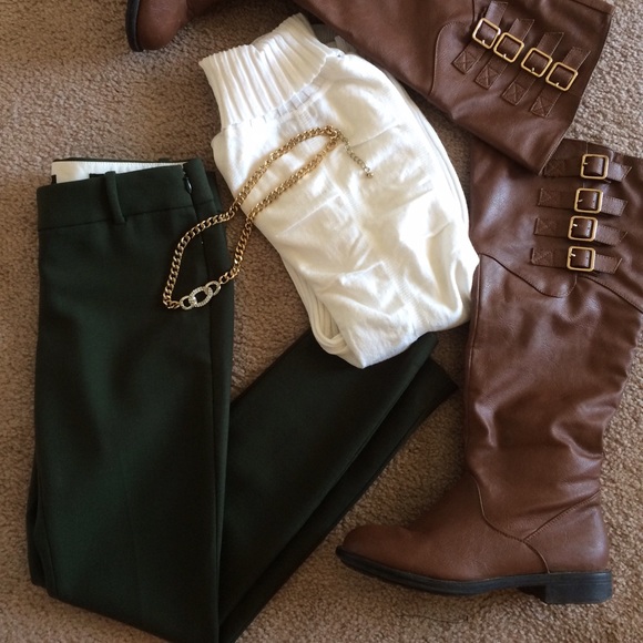Green J. Crew Pants