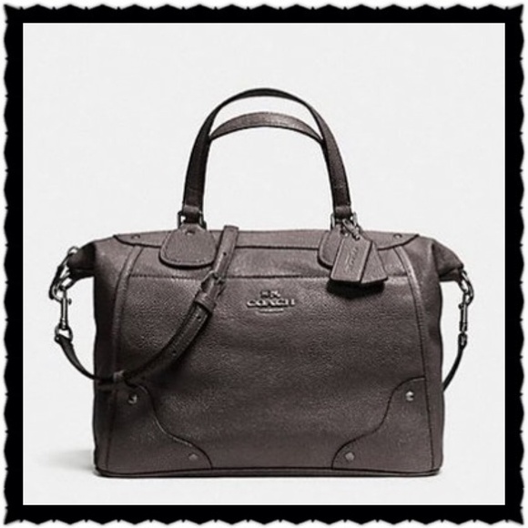 Coach Handbags - Luxurious! Coach Mickie Satchel in Caviar Leather