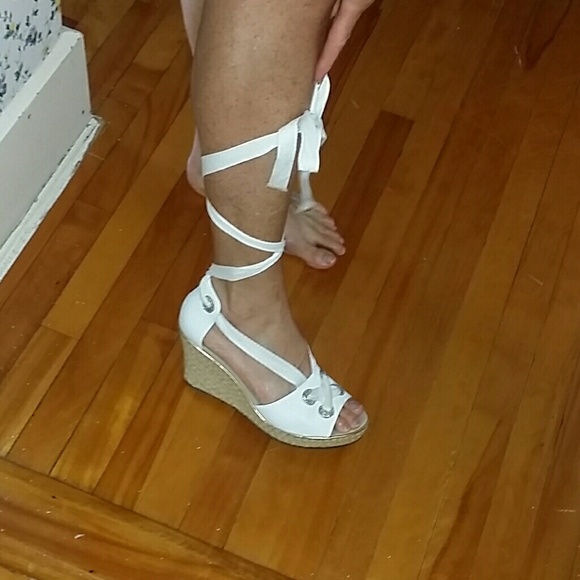 Sperry Lace Up Wedges