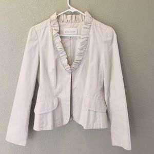 Banana Republic Ruffled Crop Jacket