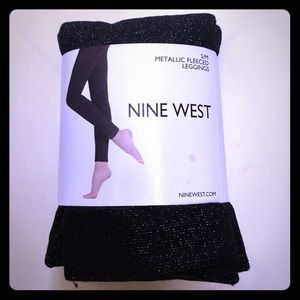 Metallic Fleeced Leggings