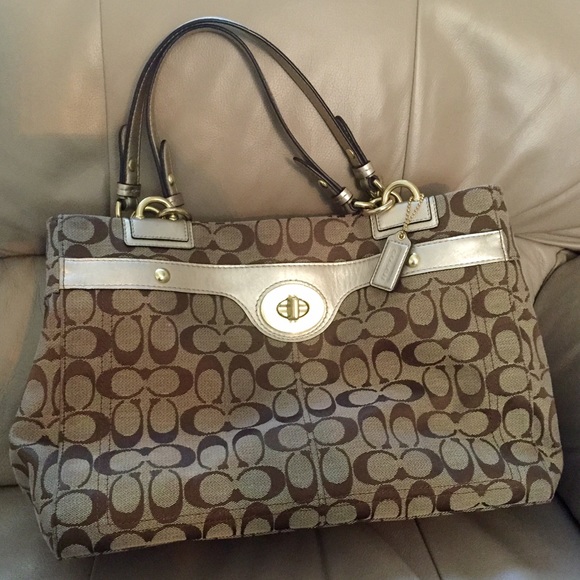 Coach Signature tote bag - Picture 2 of 4