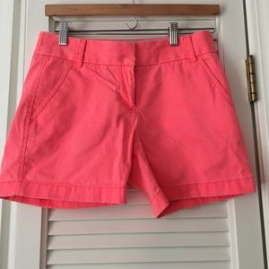 JCrew 4" chino short, size 00