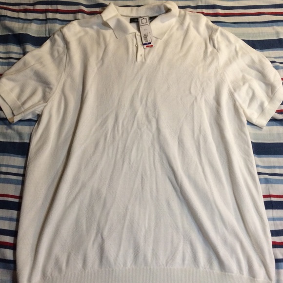 Men's White Polo