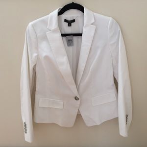 Ann Taylor White Blazer