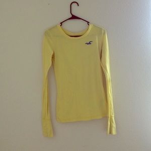 Yellow Hollister long sleeve!