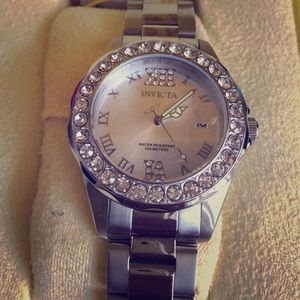Invicta Watch with Rhinestones!