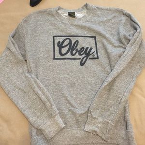 "Obey" sweater
