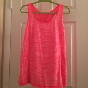 XXL neon pink Danskin activewear tank