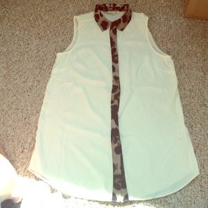 River island button up shirt