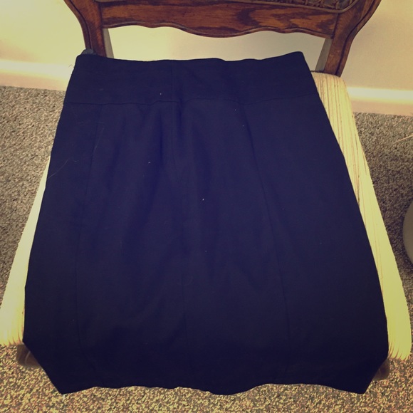 Black pencil skirt