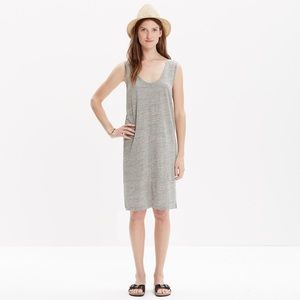 NWT madewell chillstripe grey dress