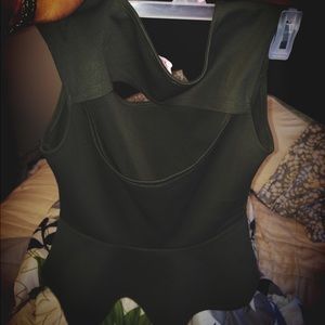 Dark Green Peplum Top!! 😻