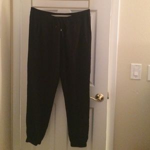 XXL black balloon pant joggers