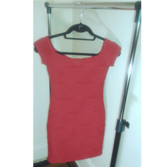 Ruby Red Bandage Cocktail Dress